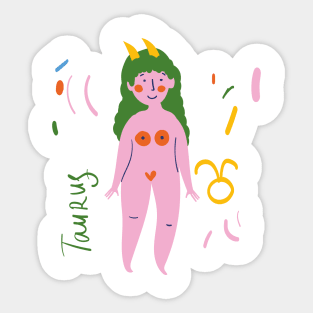 Zodiac sign - Taurus Sticker